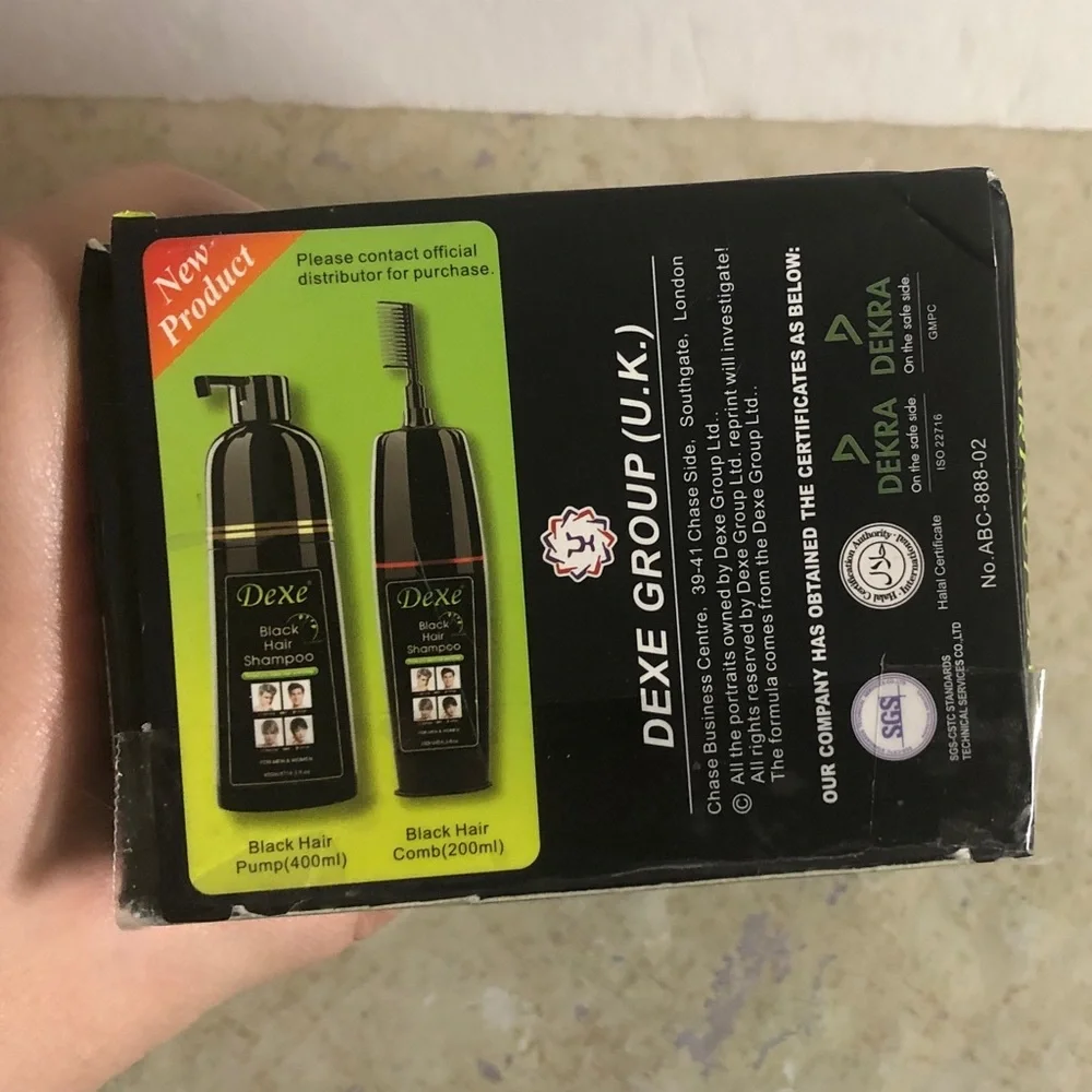 As Seen On TV Dexe Black Hair Shampoo